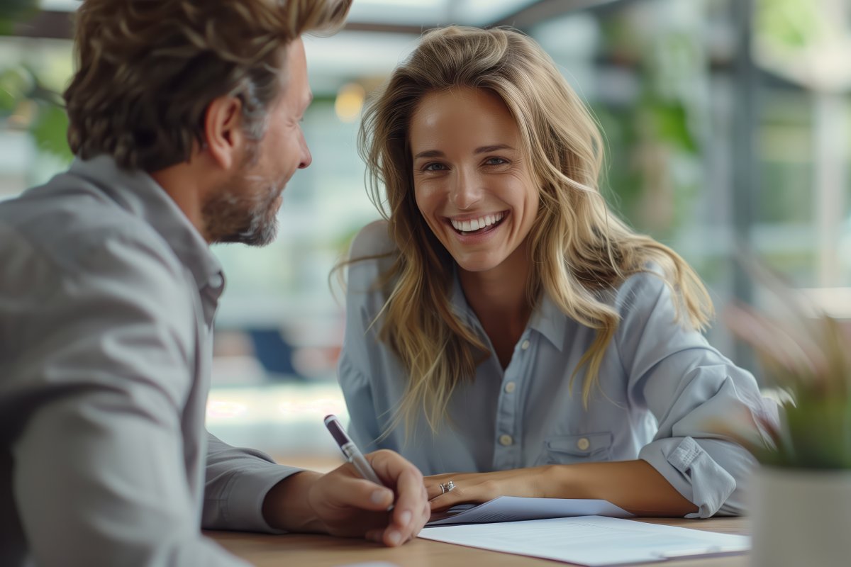Client renewing training contract after reviewing compelling impact data