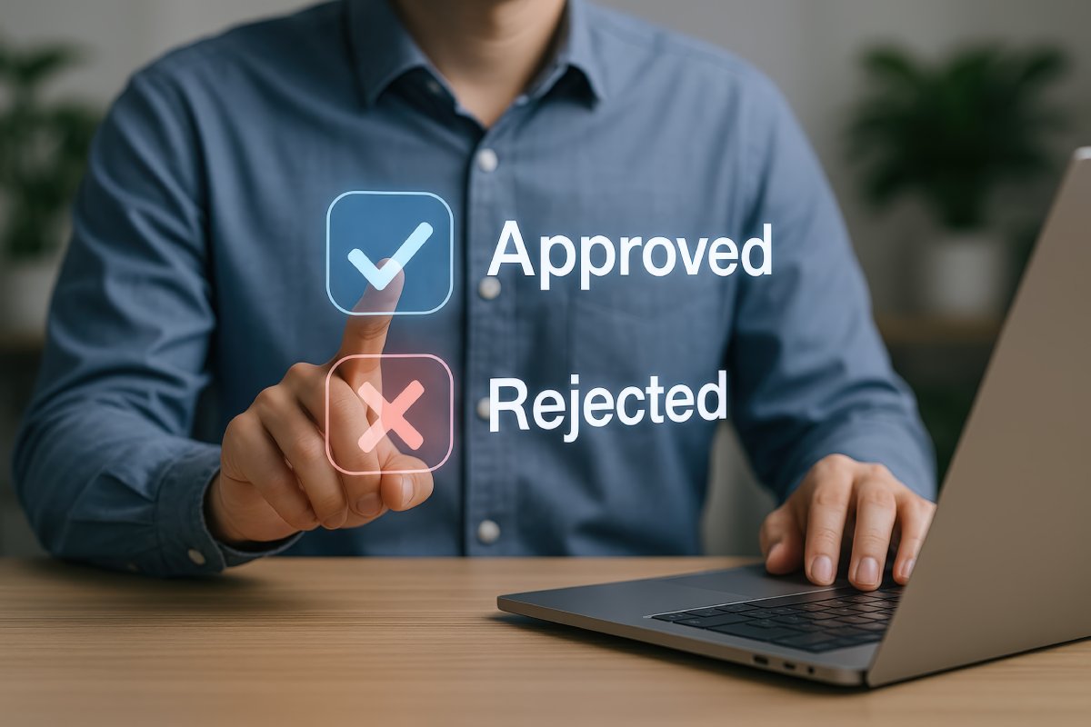 Comparison of rejected vague training proposal versus approved ROI-backed proposal
